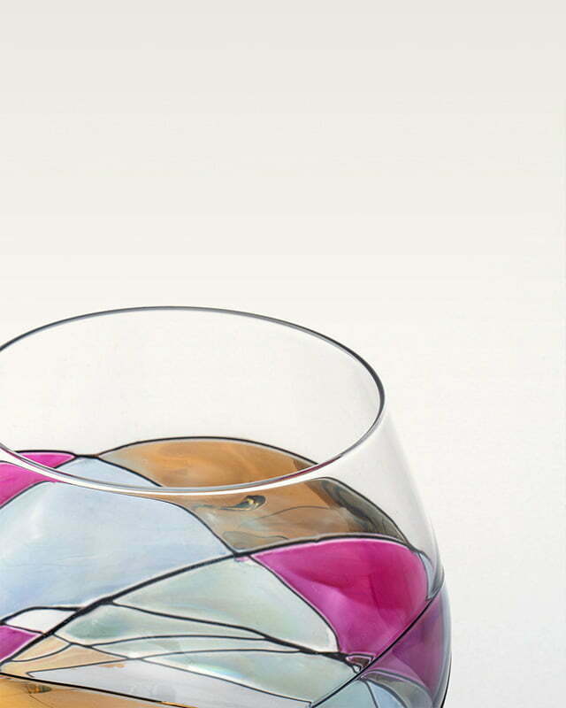 Stemless Balloon Wine Glass - Exclusive Packaging - Sagrada Familia Line - Set 2